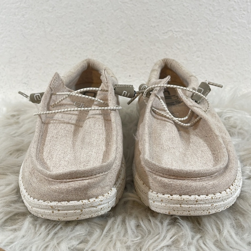 HEY DUDE WALLY FUNK WHEAT SHOES SIZE 11 - Picture 3 of 12